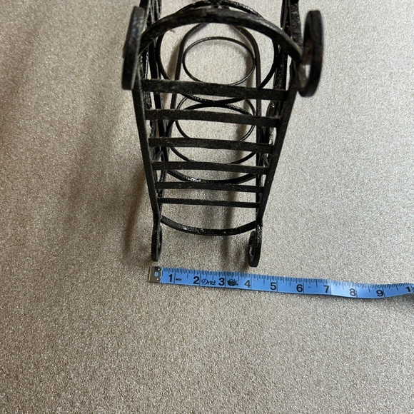 Ornate Wrought Iron Wine Rack/Stand - Picture 3 of 6